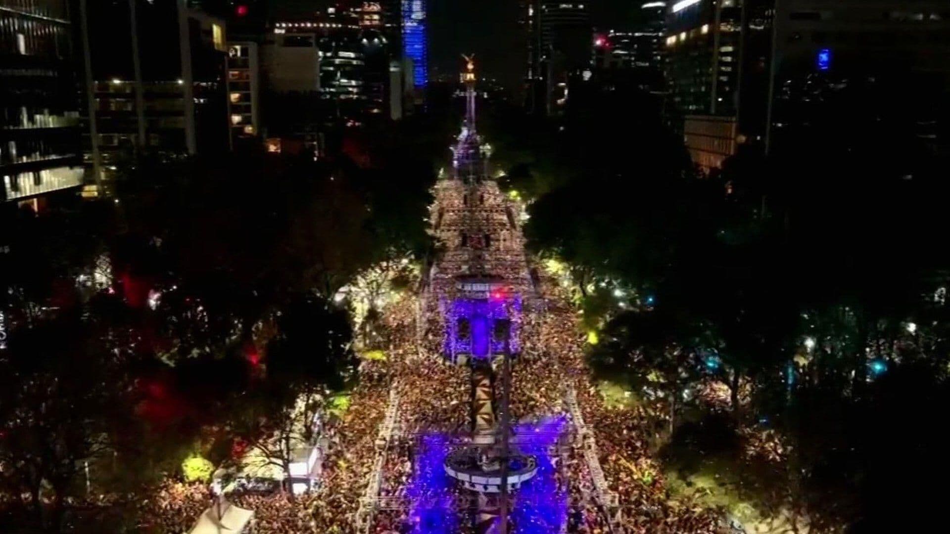 Polymarchs en El Ángel: Reportan 70 Mil Personas en Paseo de la Reforma de la CDMX