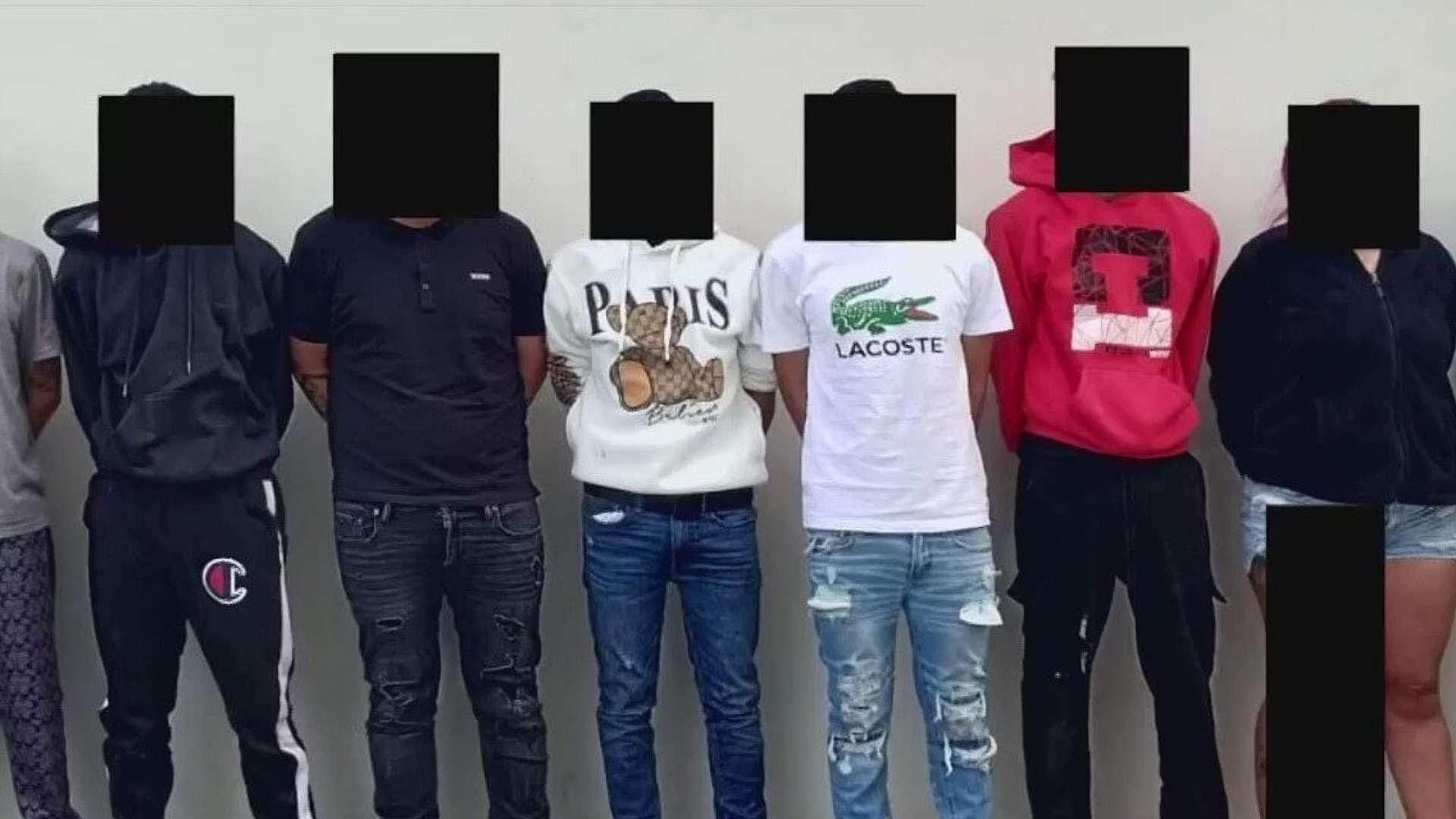 Detienen a 9 en Operativo en "El Pozo"
