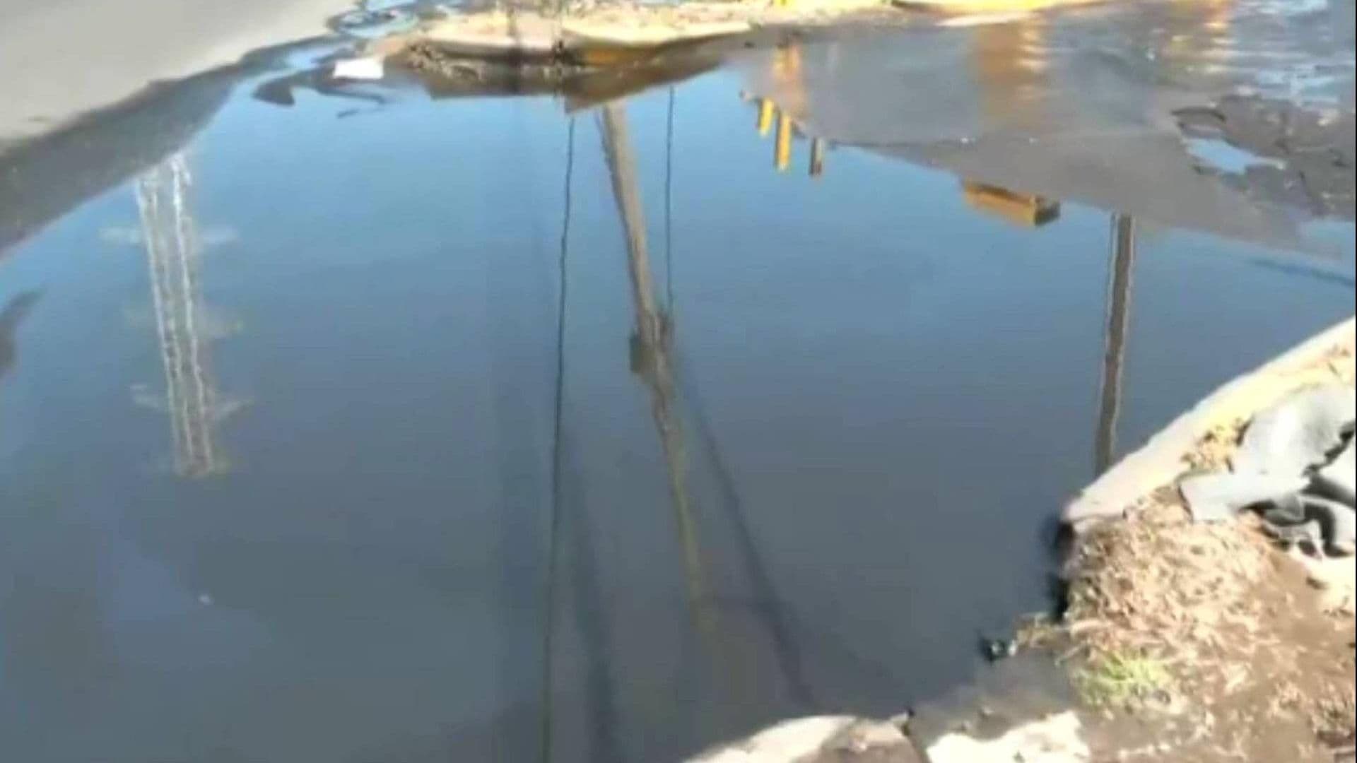 Reparan "Mega Fuga" de Agua en Colonia Lindavista de GAM