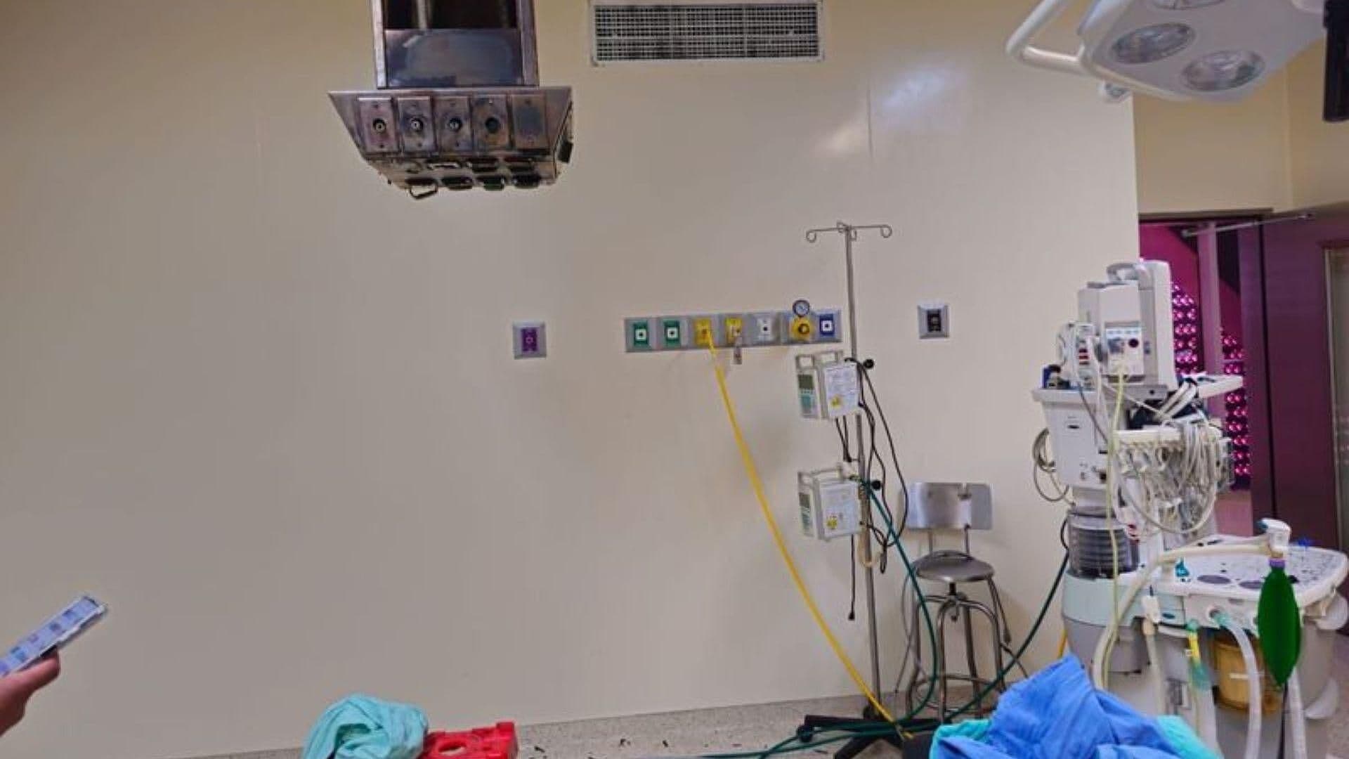 Incendio en el Quirófano del Hospital de Zona 1 del IMSS en Villa de Álvarez , Colima
