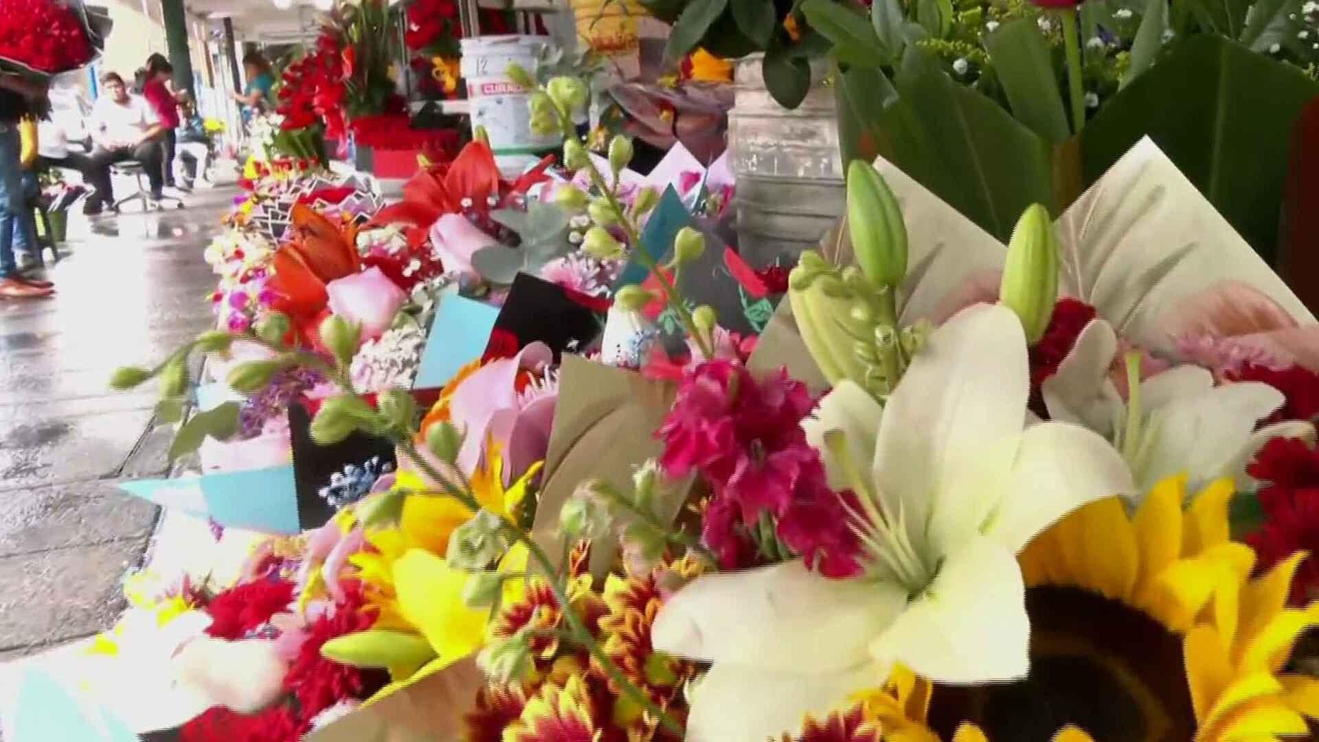 Así va la Venta de Flores por el Día del Amor y la Amistad en el Mercado de Sonora