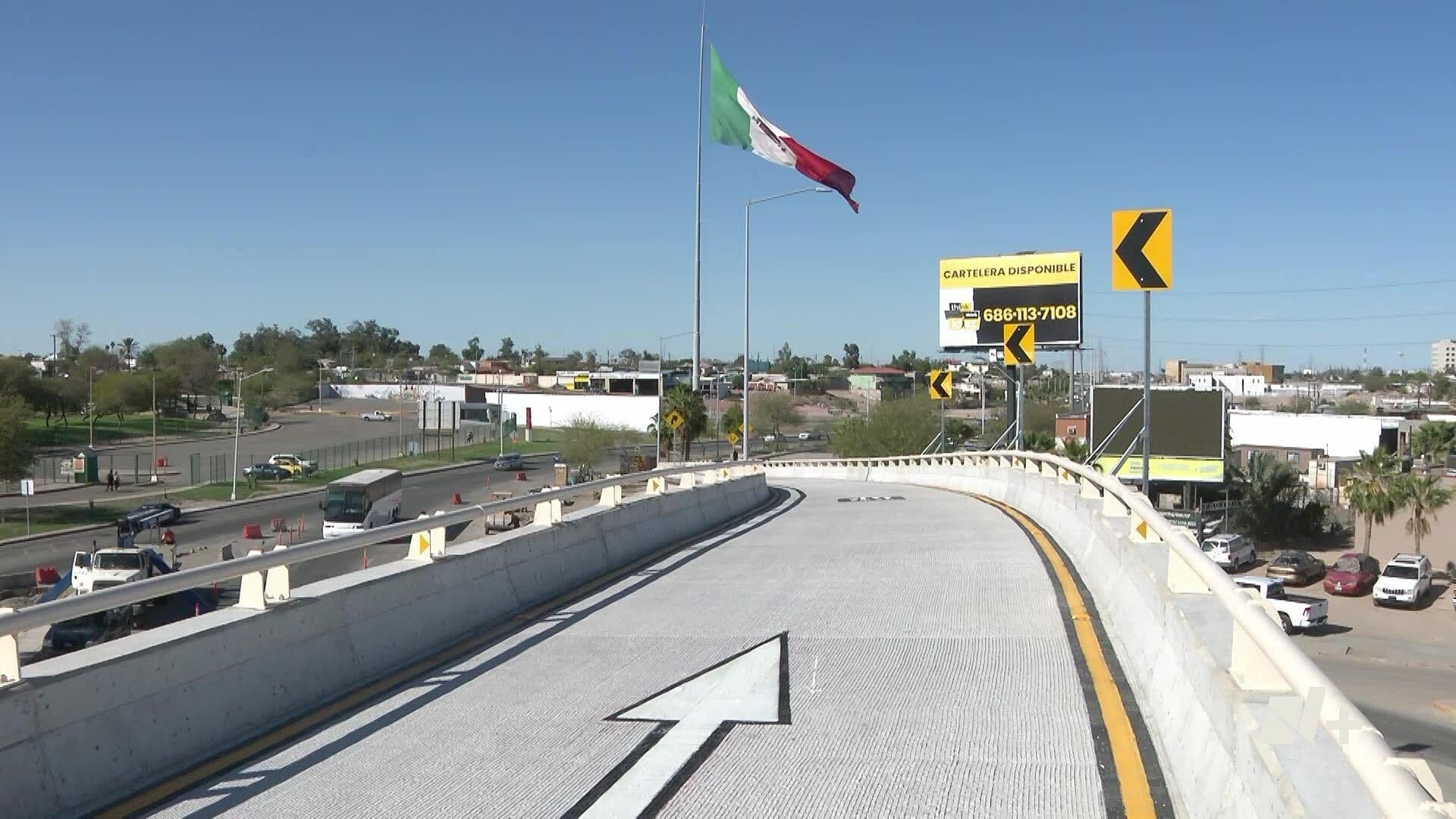 Abren Parcialmente Puente en Río Nuevo y Eje Central en Mexicali
