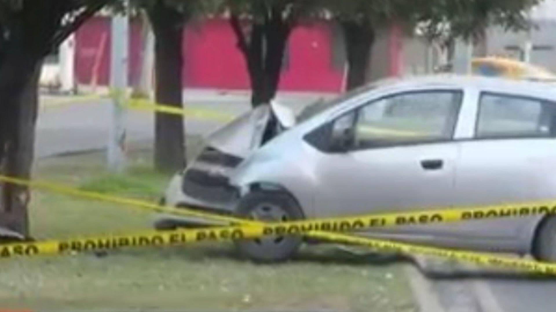 Choque Deja Un Muerto y Un Lesionado en Colonia Barrio Santa Isabel en Monterrey