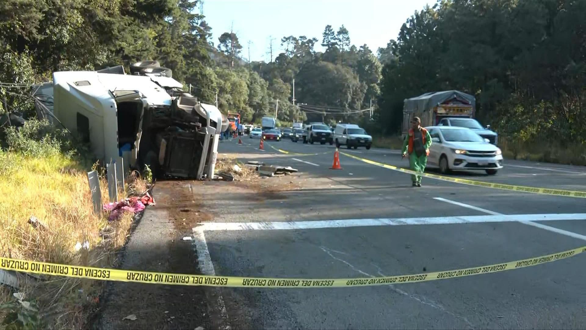 ¿Que Pasó Hoy en la México-Toluca? Se Reporta un Muerto por Aparatoso Accidente