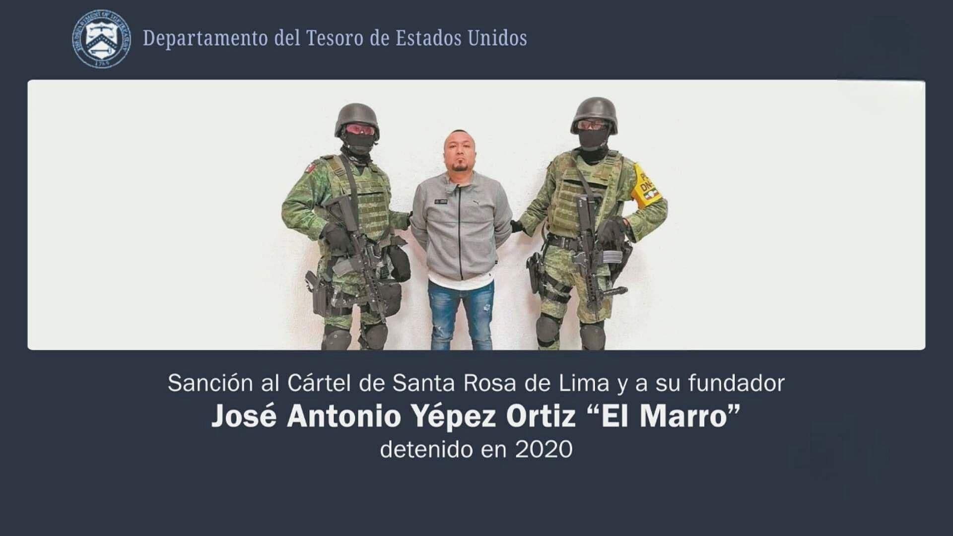 El Departamento del Tesoro en EUA Sanciona al Cártel de Santa Rosa de Lima y a su Fundador