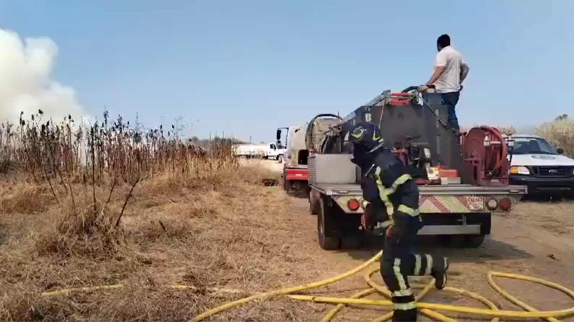 Avanza Control de Incendio en Vaso Regulador El Cristo