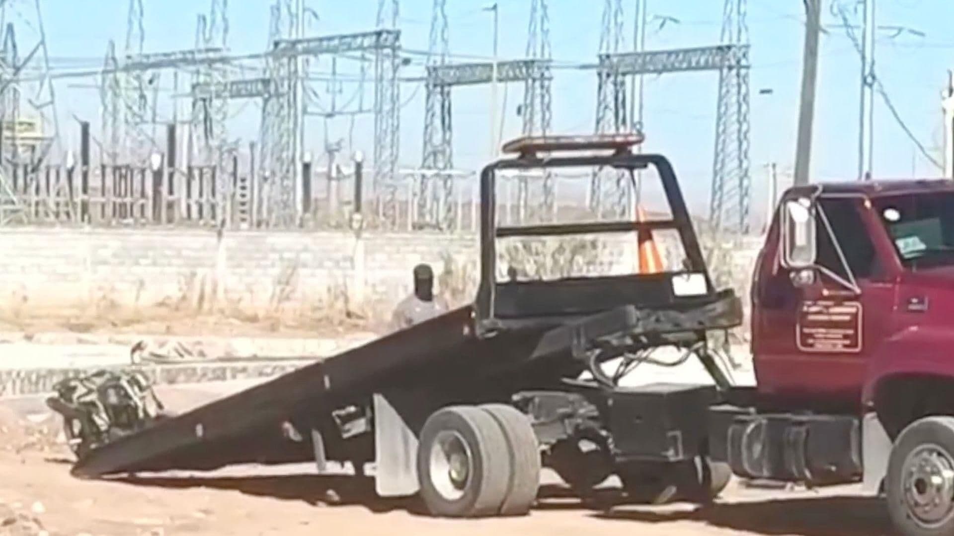 Hallan Motocicleta Calcinada y Rastros de Sangre en Arroyo de Chihuahua