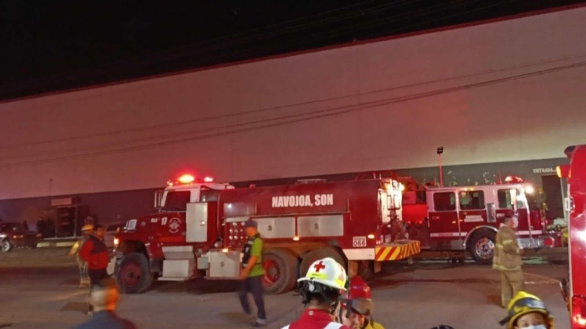 Evacúan Supermercado por Conato de Incendio en Huatabampo