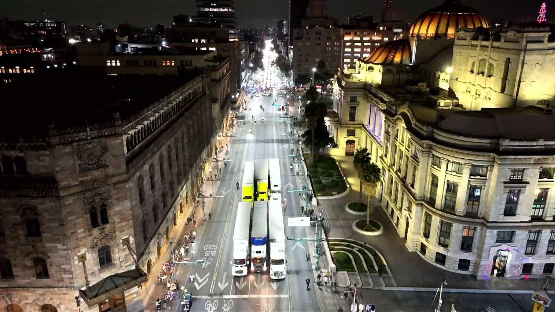 Desde el Aire: Así se Ve el Bloqueo de Comerciantes en Eje Central y Tacuba en CDMX
