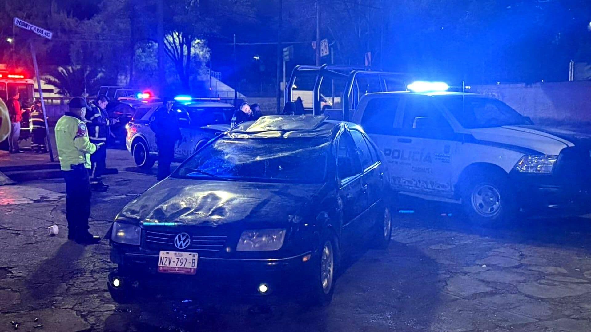 Movilización por Volcadura de Vehículo en Vallejo, CDMX