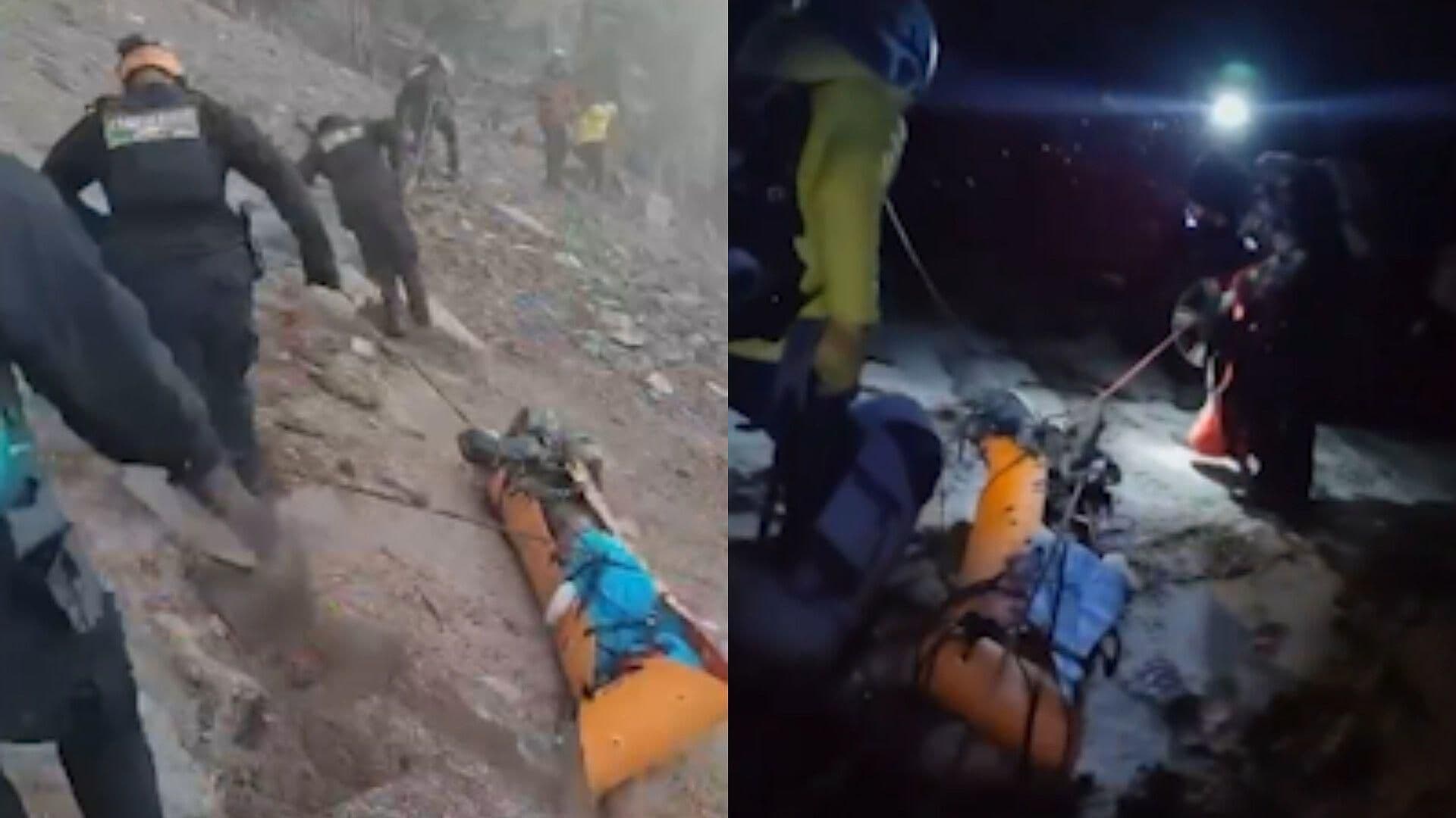 Así Rescataron el Cuerpo de Alpinista Fallecido en el Iztaccíhuatl