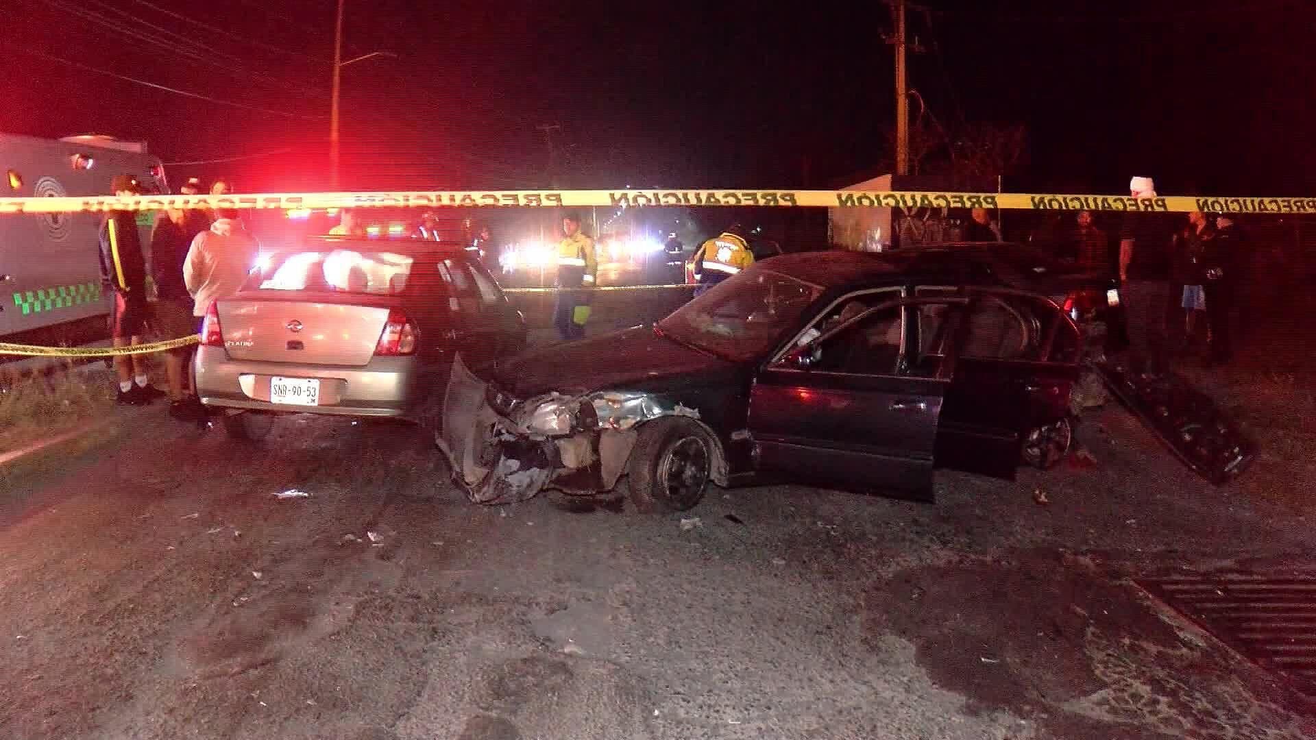 Tres Personas Lesionadas Tras Choque Múltiple en Tlajomulco de Zúñiga