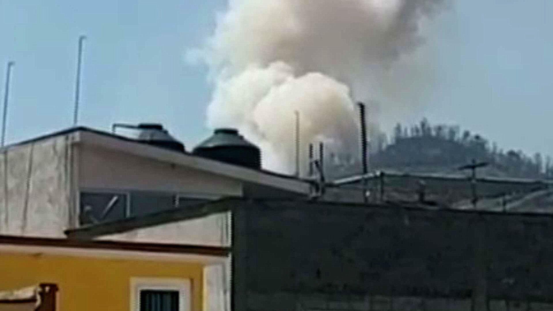 Incendio de Pastizales en Cerro de Santiago Tepalcatlalpan, CDMX