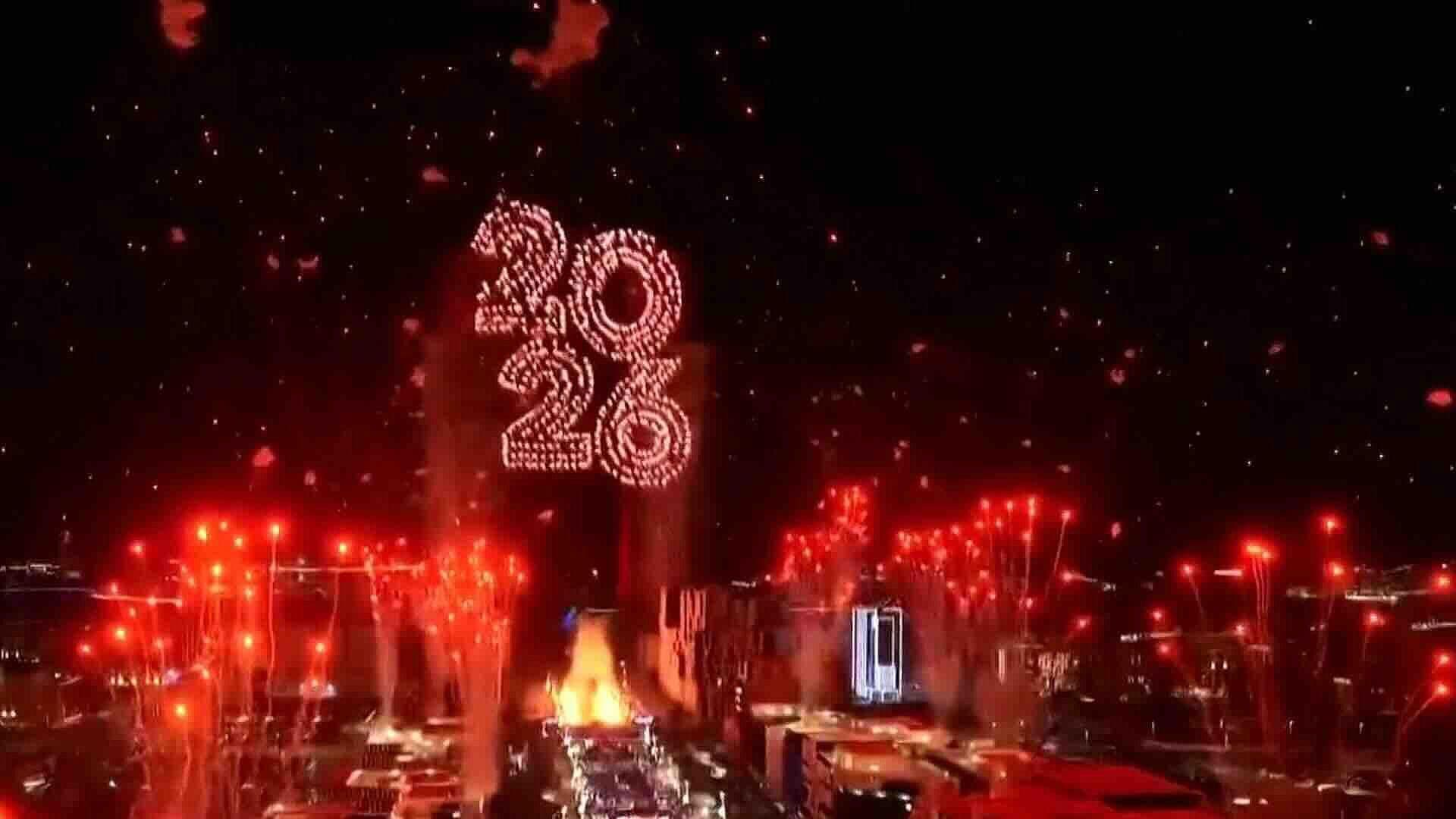 Así Recibieron el Año Nuevo 2026 en Catar con Fuegos Artificiales