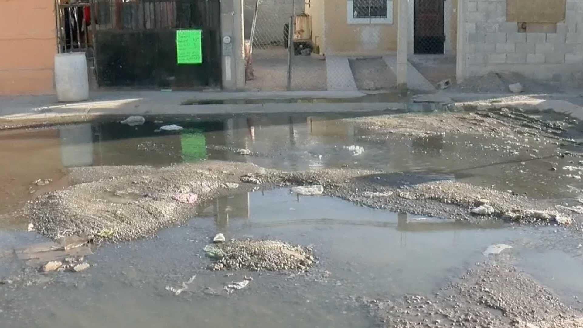 Atienden Taponamiento de Alcantarilla en Paraje de San Juan