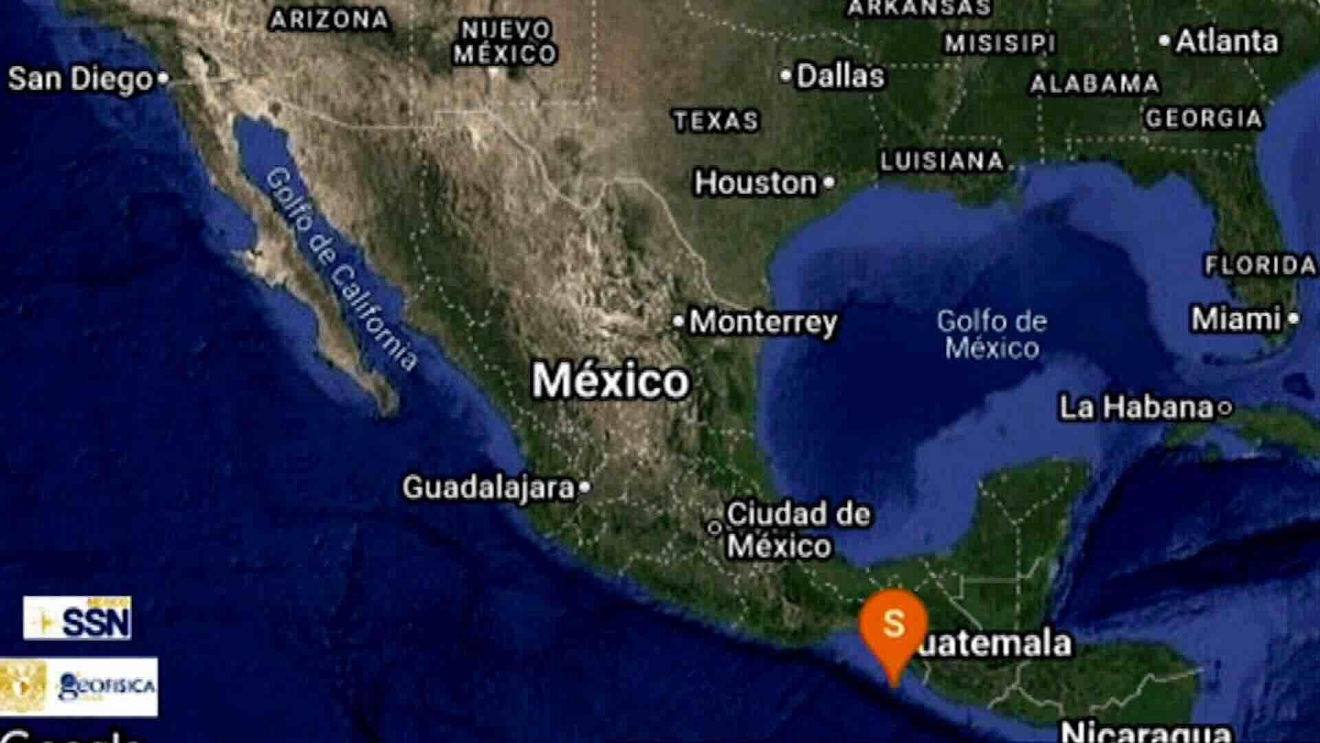 Sismo de Magnitud 4.2 Sacude Chiapas y Genera Alerta en Huixtla