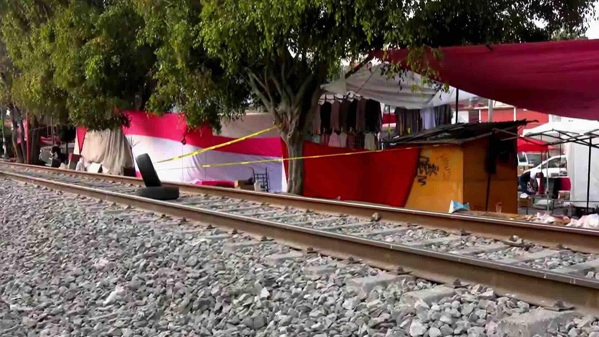 Comerciante Muere al Ser Golpeado por Tren en Colonia Acueducto de Guadalupe, CDMX