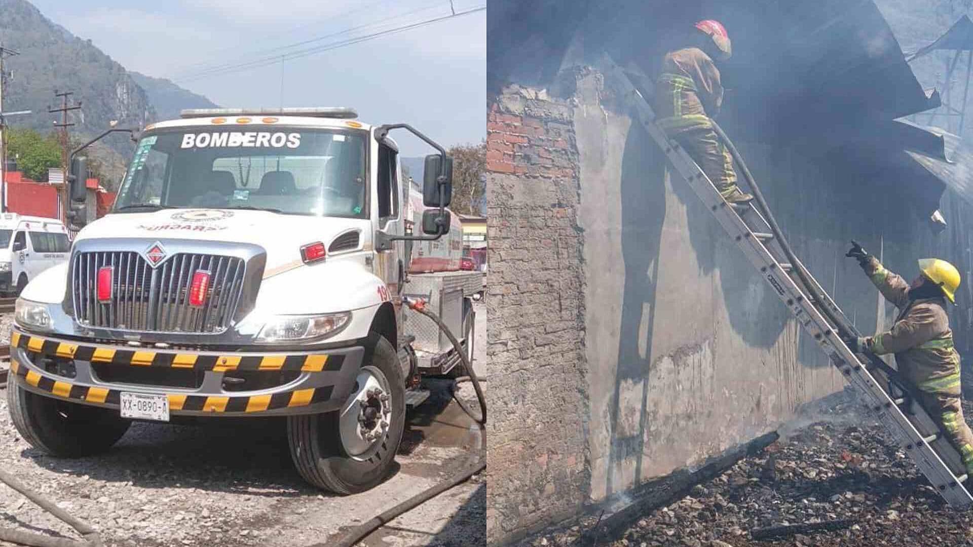 Incendio Consume Vivienda en Río Blanco, Veracruz