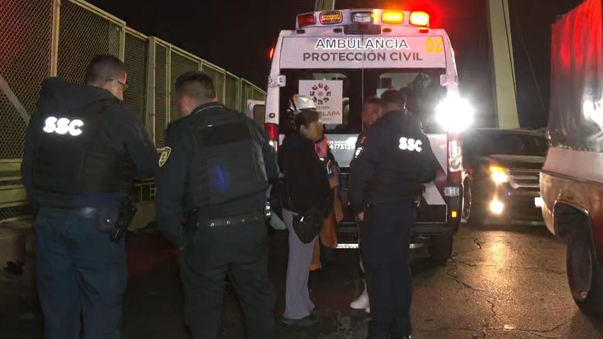 Choque en Puente de Calzada Zaragoza, en Iztapalapa, Deja Dos Lesionados