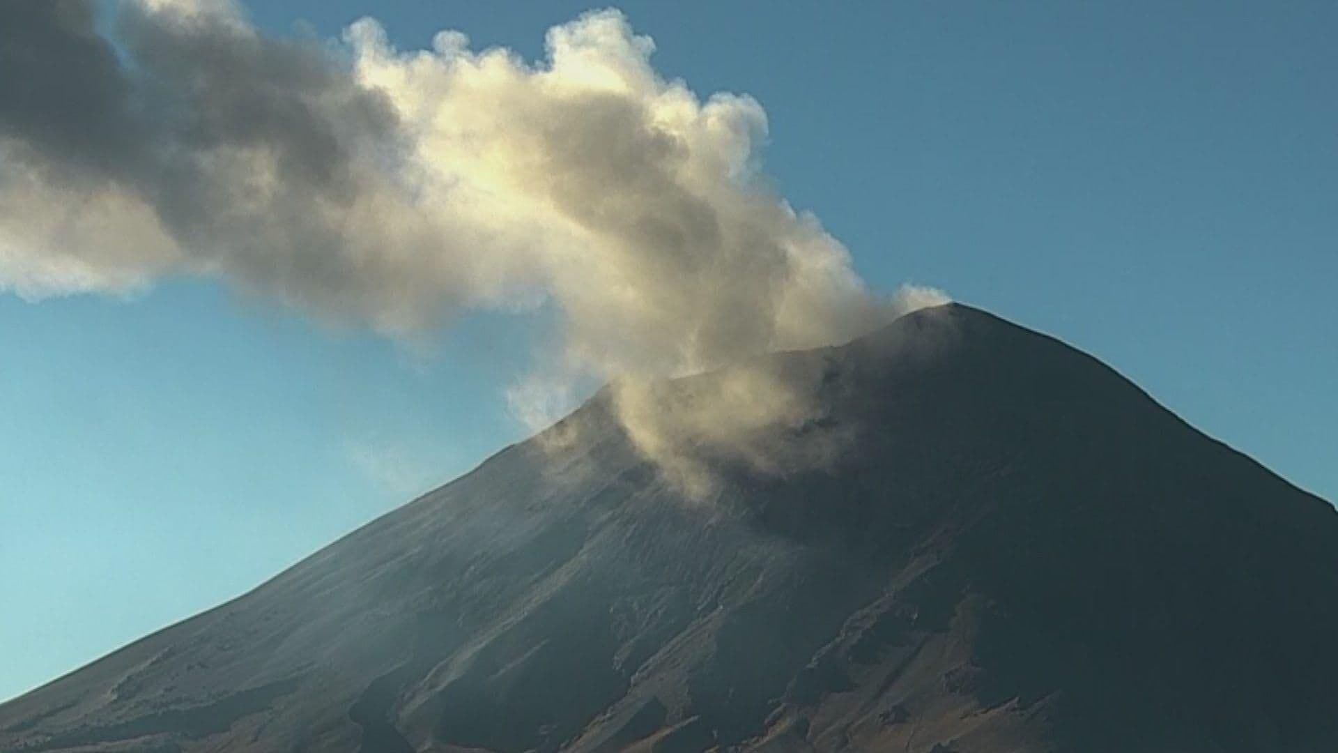 Así Se Ve en Vivo el Volcán Popocatépetl: ¿Lanzó Ceniza?