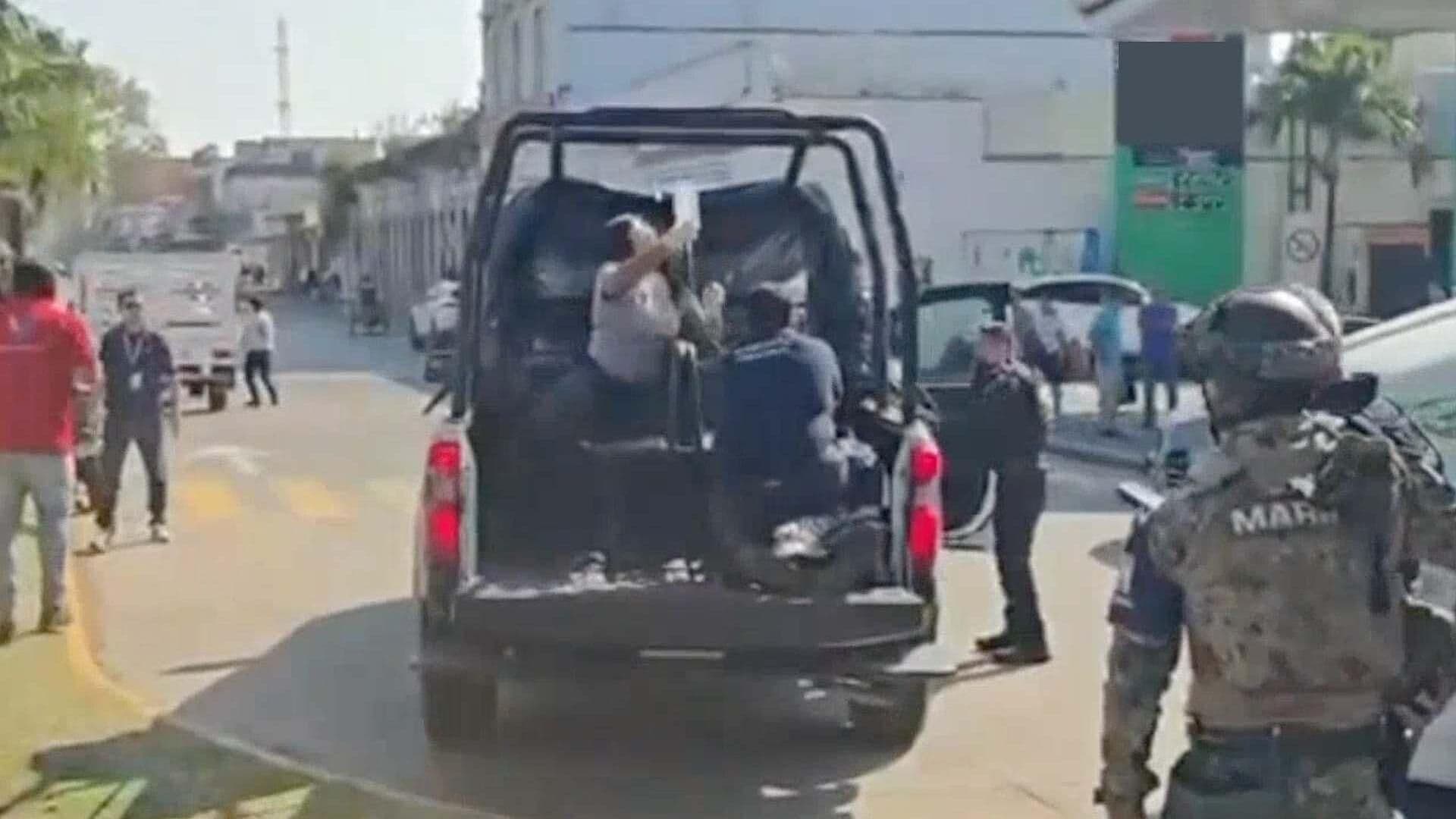 Sujeto Termina Herido con Arma Blanca tras Presunta Riña en la Colonia Centro de Veracruz