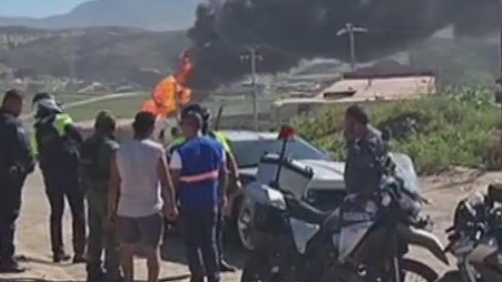 Se Registra Incendio en Ducto de PEMEX en Rosarito, Baja California