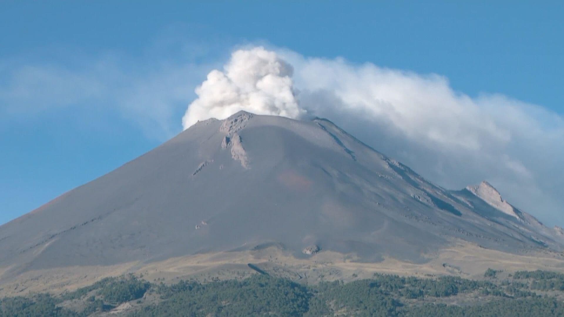 Caída de Ceniza ante Aumento en la Actividad del Volcán Popocatépetl