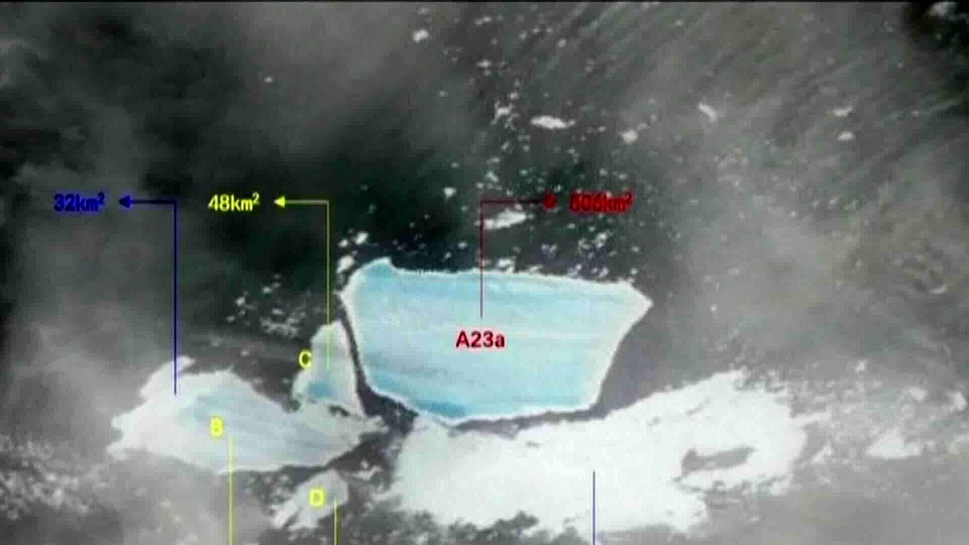 Iceberg A23A se Reduce Drásticamente tras 40 Años a la Deriva en Antártida