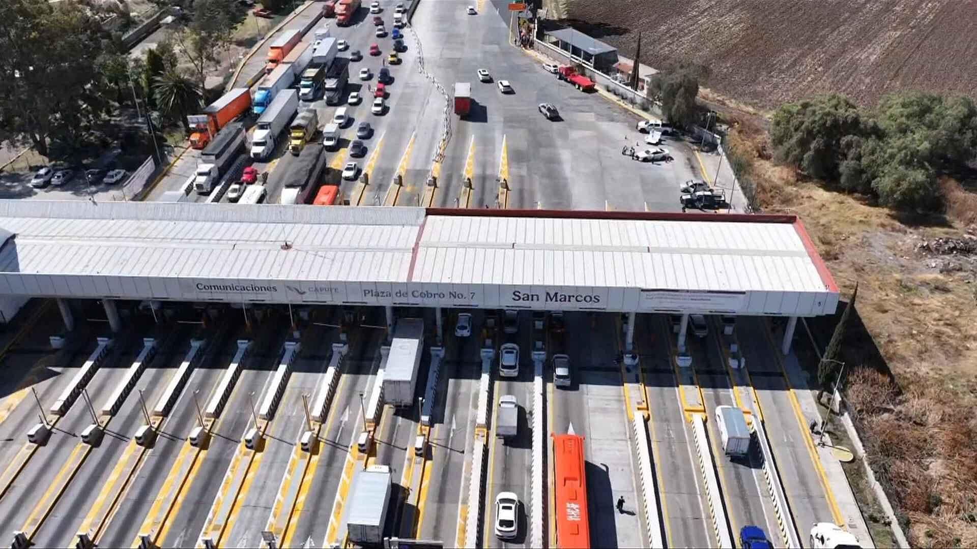 Autopista México-Puebla: Manifestantes se Retiran de la Caseta San Marcos en Ixtapaluca