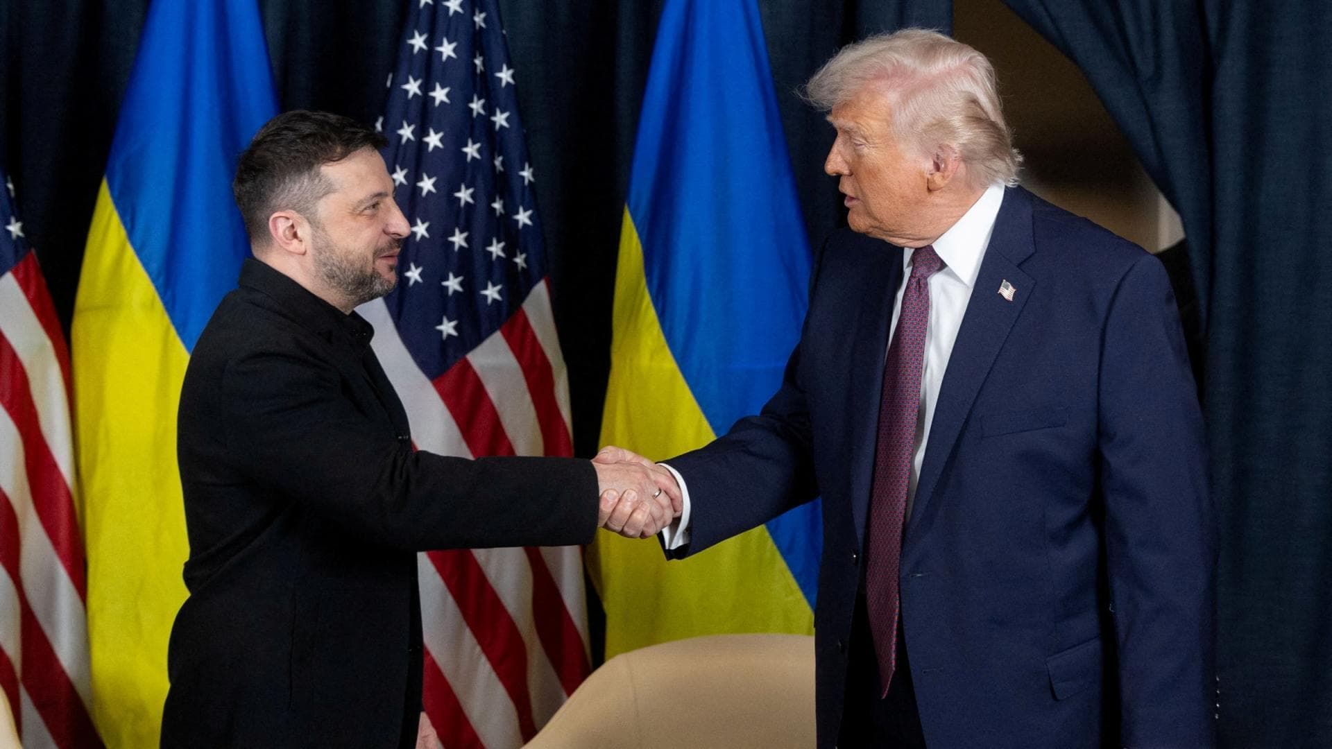 "Todos Queremos que Acabe la Guerra": Trump Tras Reunión con Zelenski en Davos, Suiza
