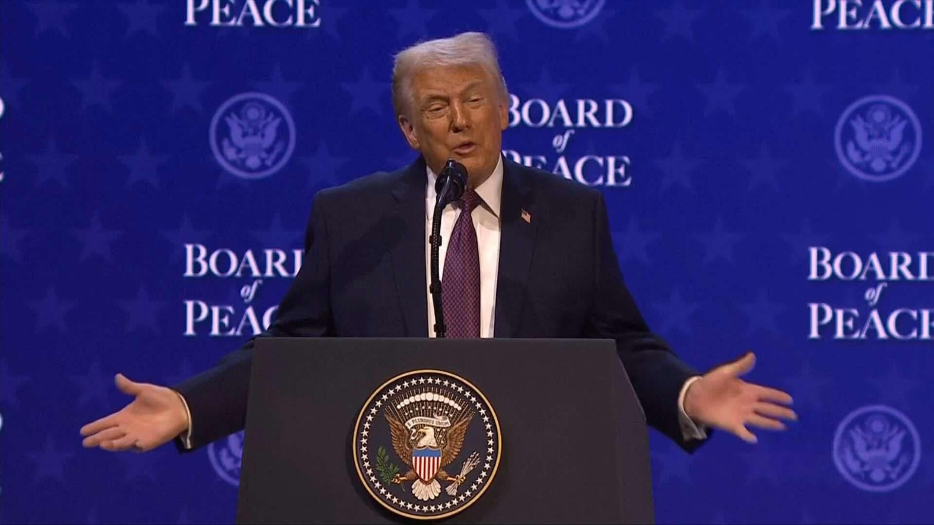 Donald Trump Lanza en Davos el Consejo para la Paz