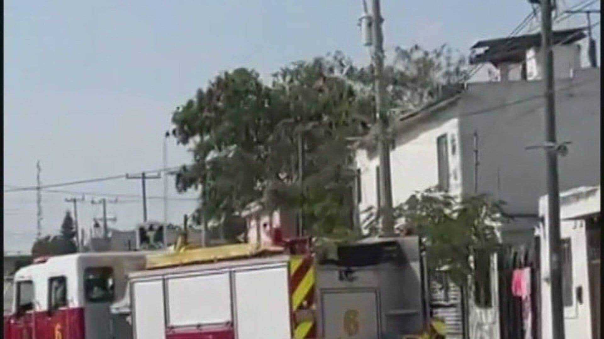 Hombre Provoca Movilización con Intento de Explosión en Colonia San Miguel en Apodaca