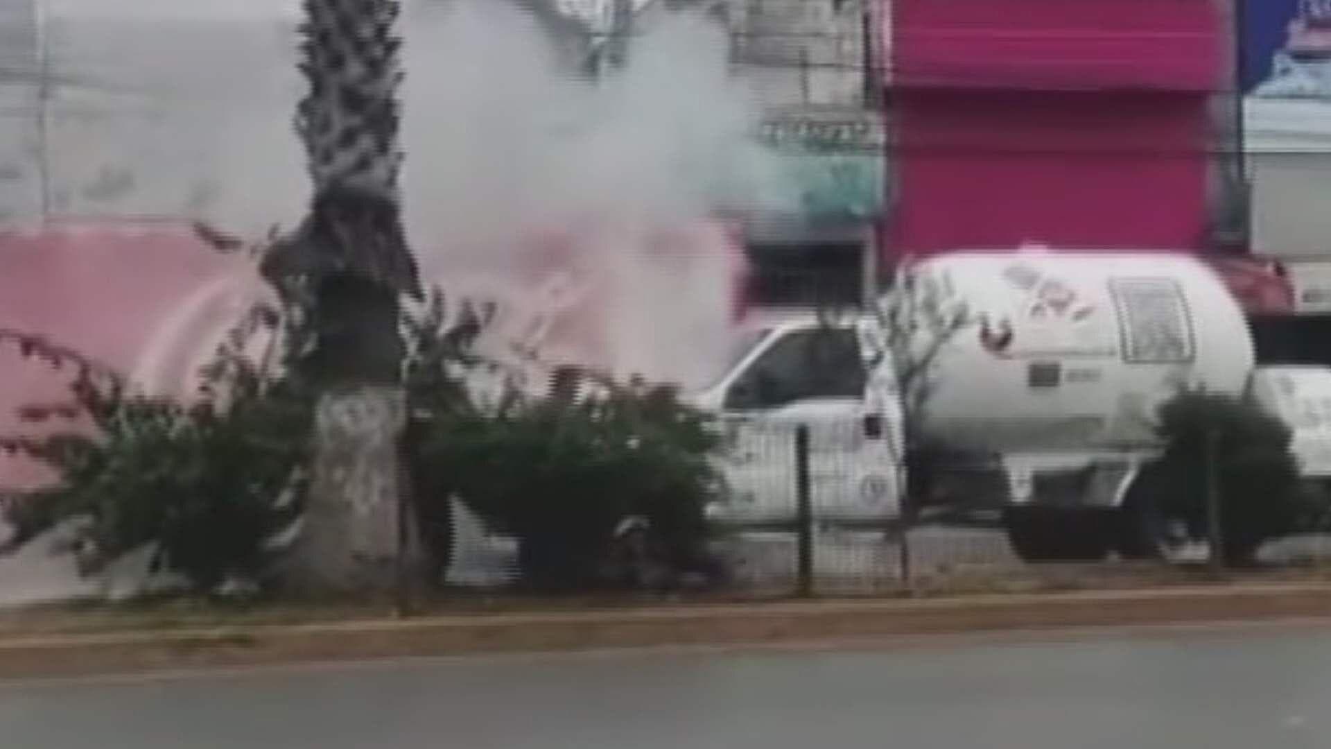 Emergencia por Falla Mécanica en Pipa de Gas Lp en Tizayuca, Hidalgo