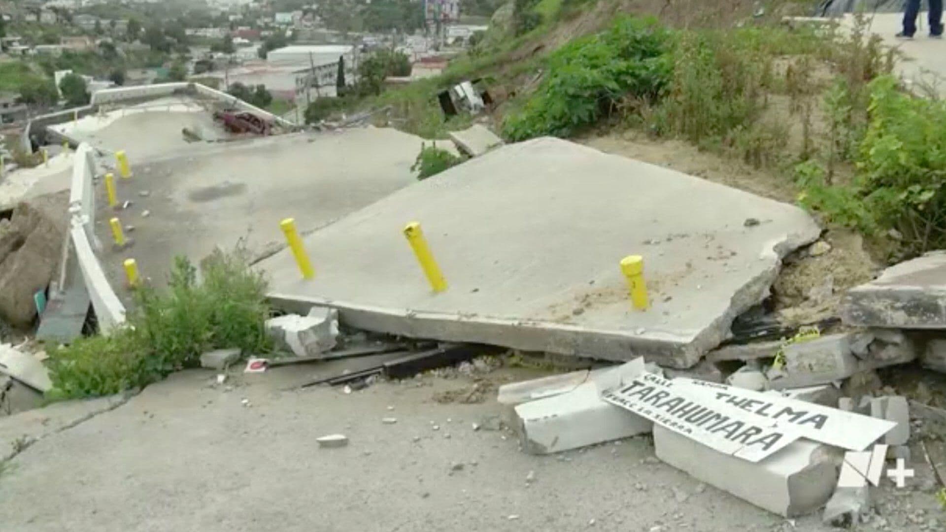 Presunto Litigio Detiene Reparación de La Sierra Tras 1 Año del Derrumbe en Tijuana
