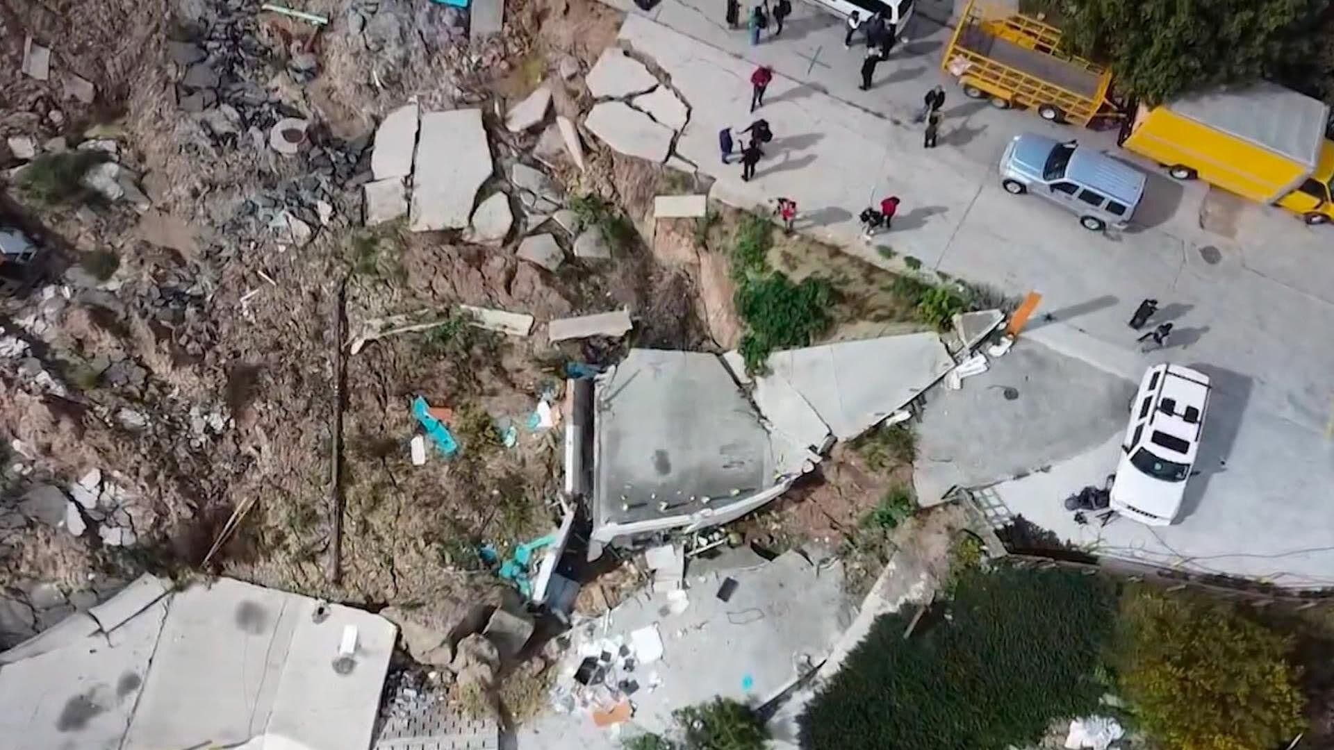 Se Cumple 1 Año de los Deslizamientos de Tierra en el Fracc. La Sierra, Tijuana