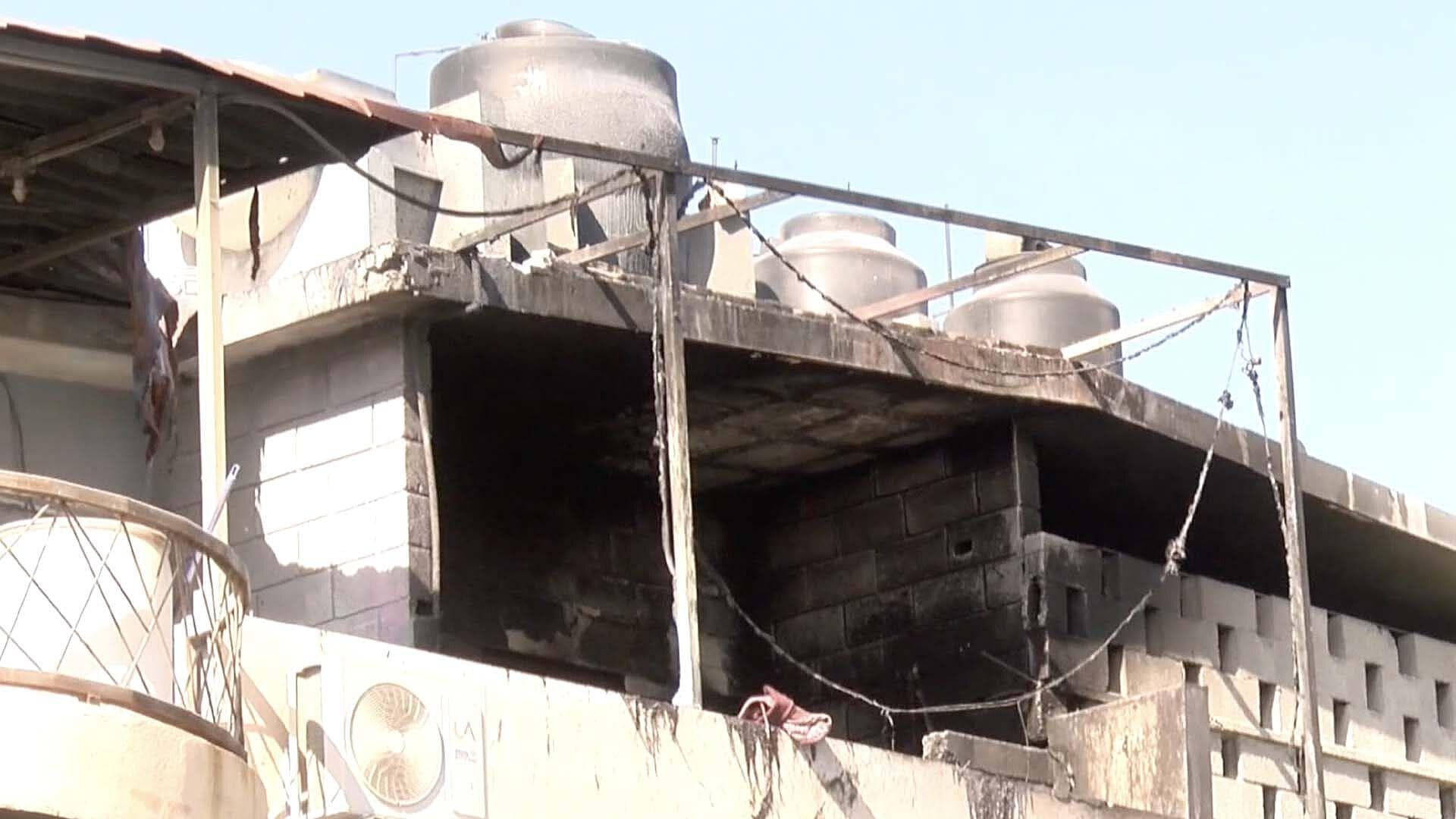 Trabajador se Salva de Segundo Piso Durante Incendio en Carpintería de Madero