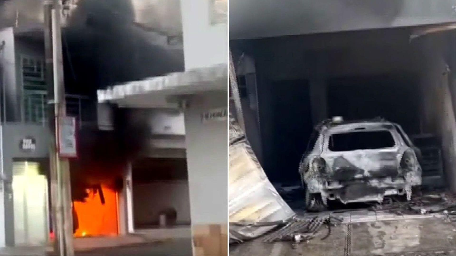Incendio Consume Vivienda en Colonia Luis Echeverría, Boca del Río, Veracruz