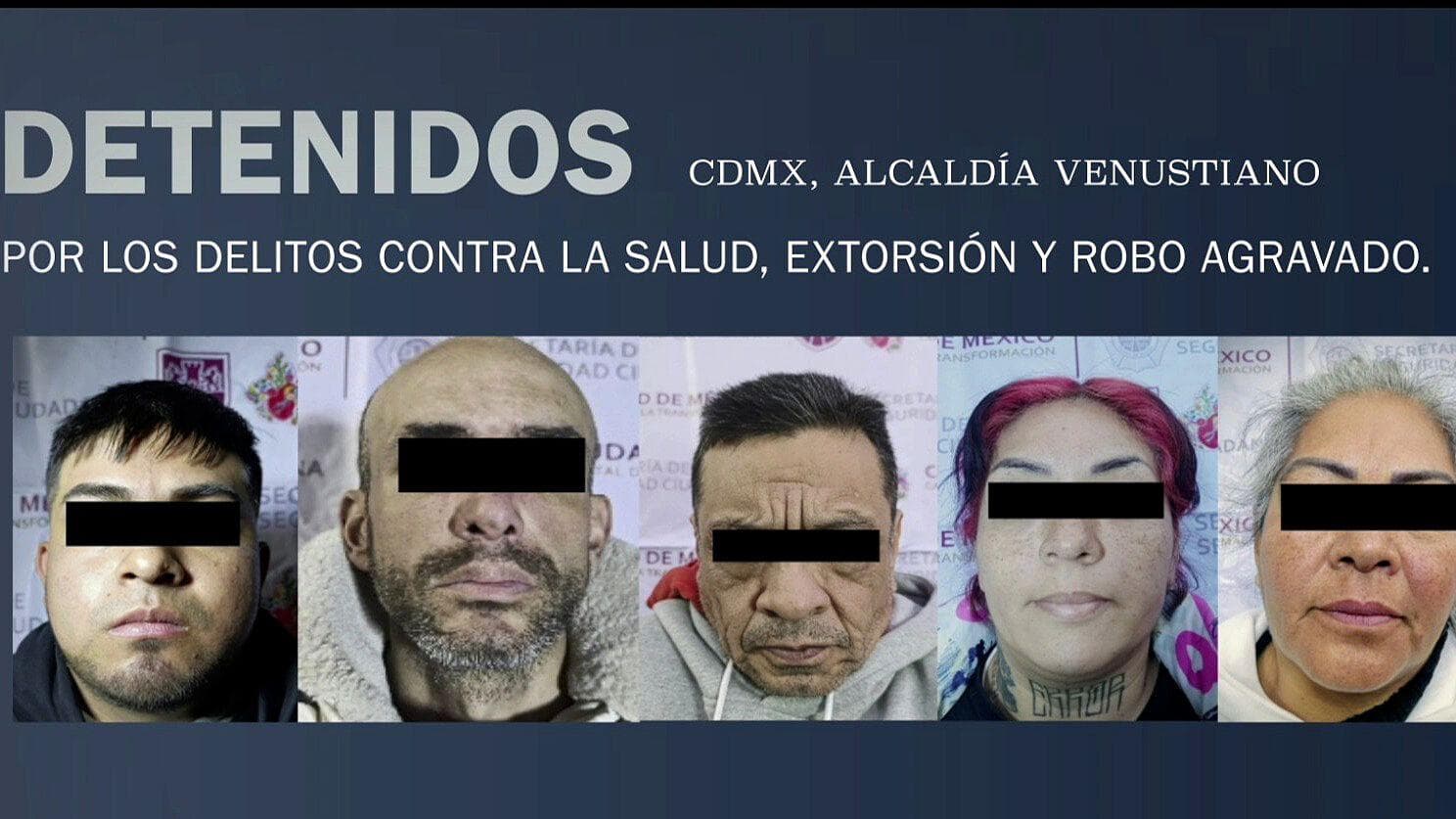 Cae "La Mane", Líder de Célula Delictiva Vinculada a La Unión Tepito