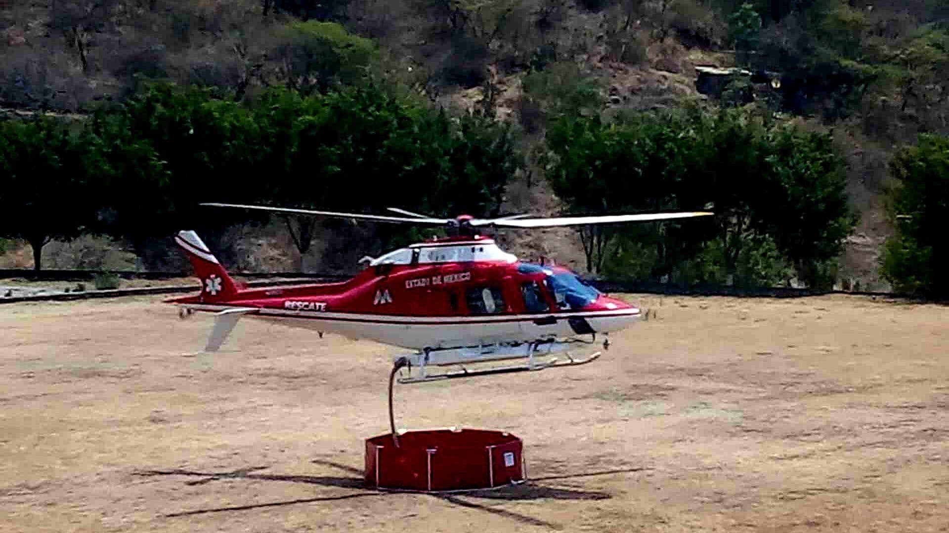Continúan Labores para Sofocar Incendio en Malinalco, Estado de México