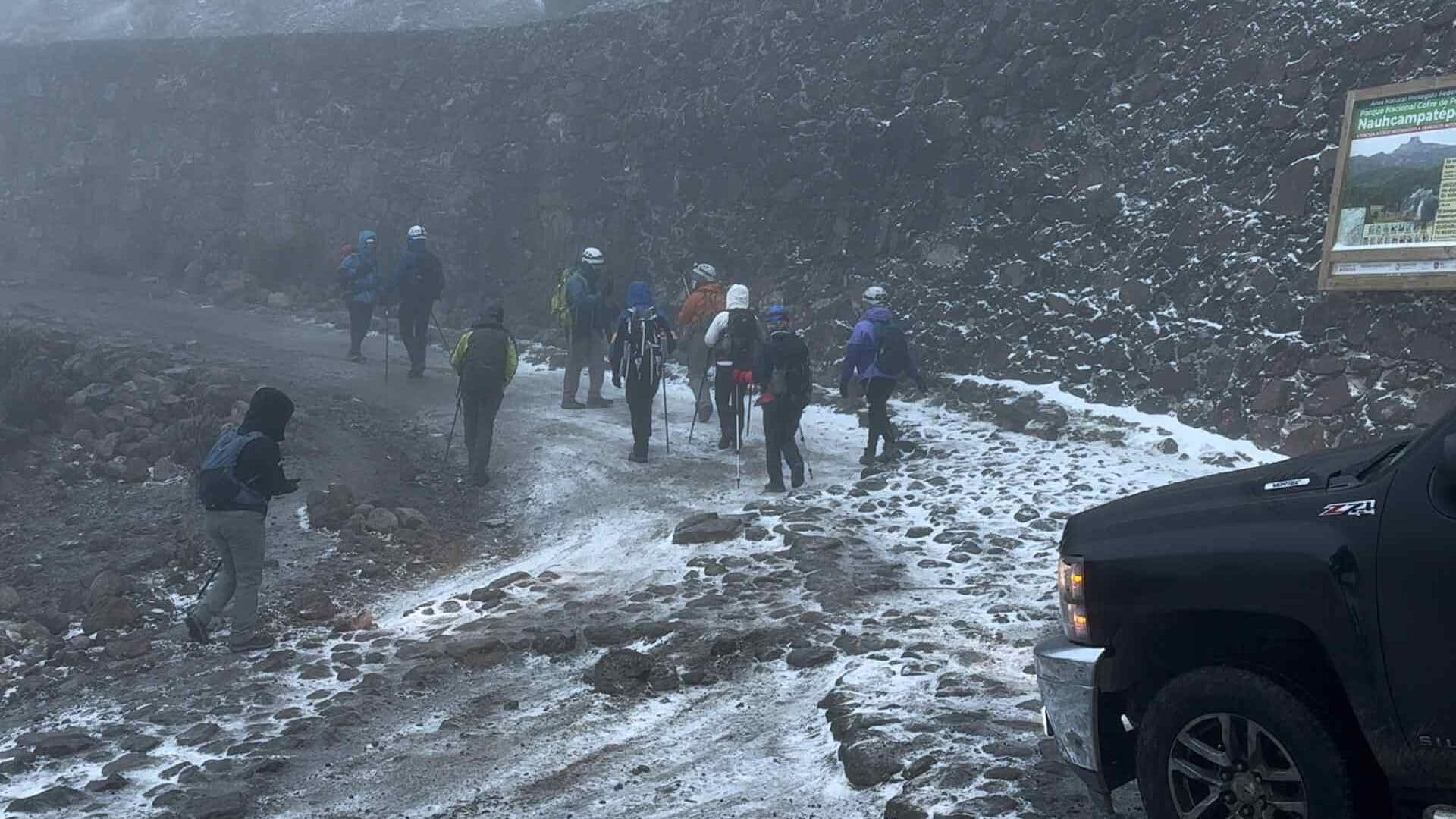 Cierran el Acceso al Cofre de Perote, Veracruz por Bajas Temperaturas de Frente Frío 27