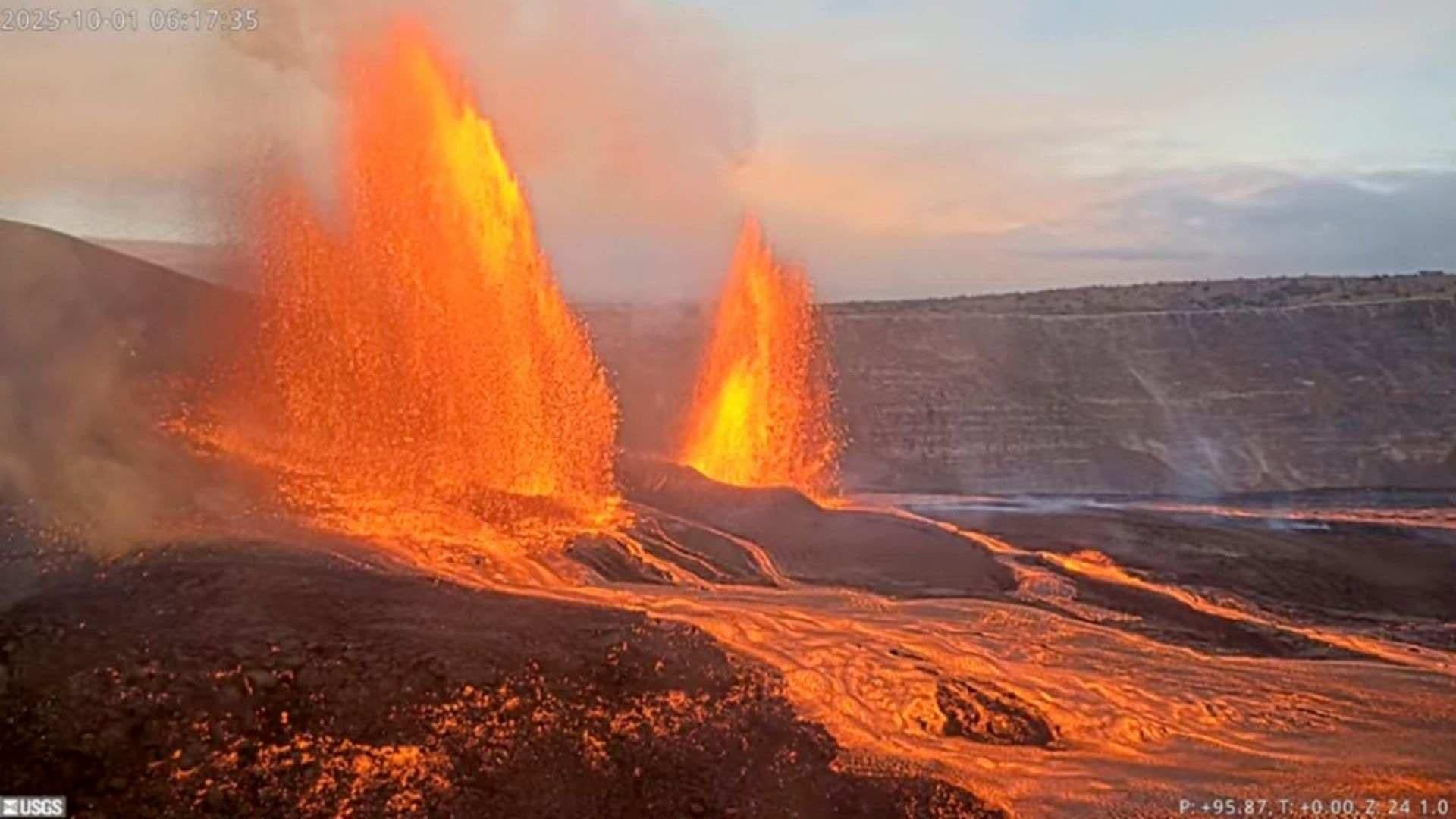 Volcán Kilauea se Encuentra en Fase Eruptiva; Así se Ve Hoy