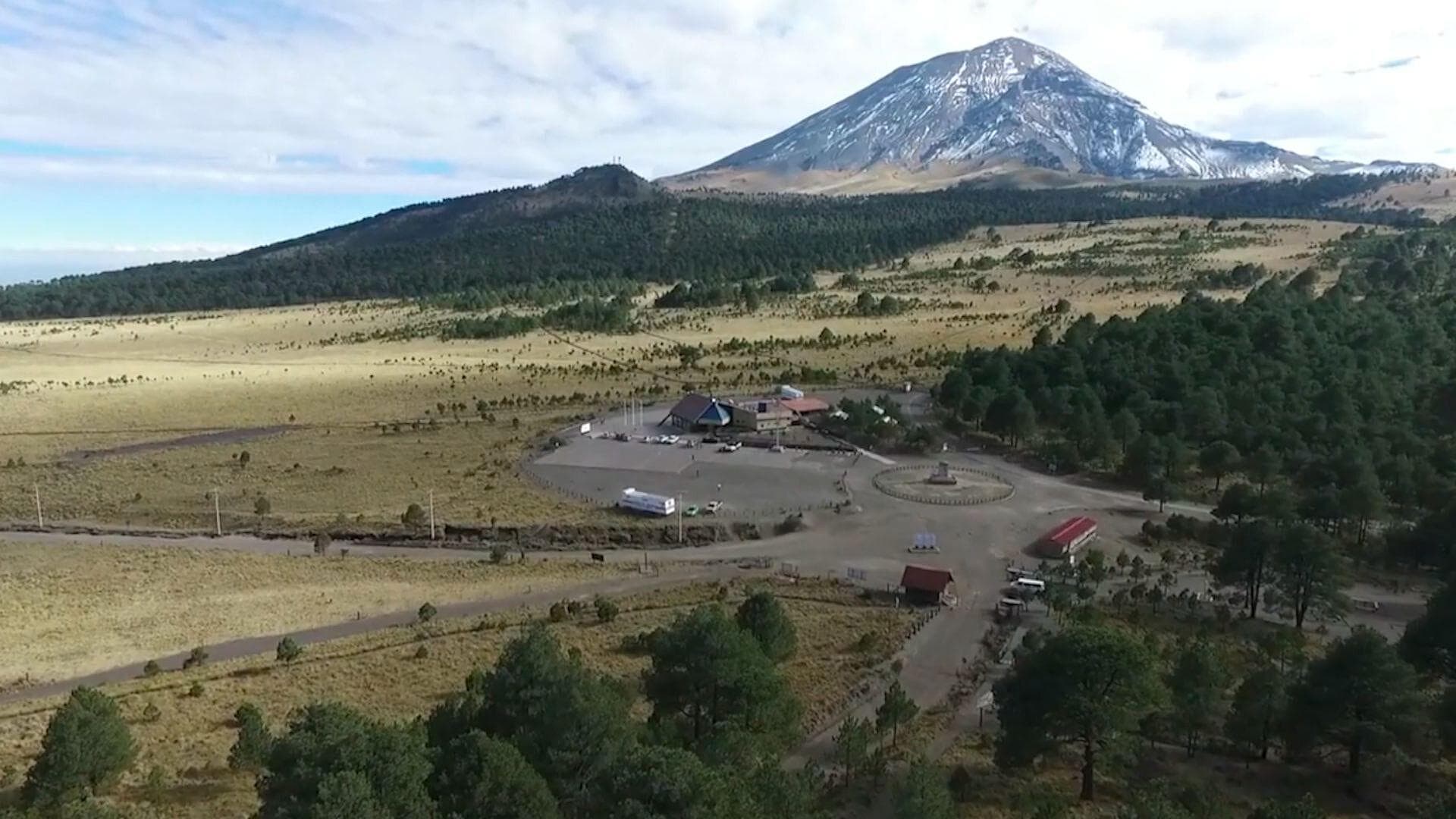 Así Lucen los Volcanes desde Paso de Cortés