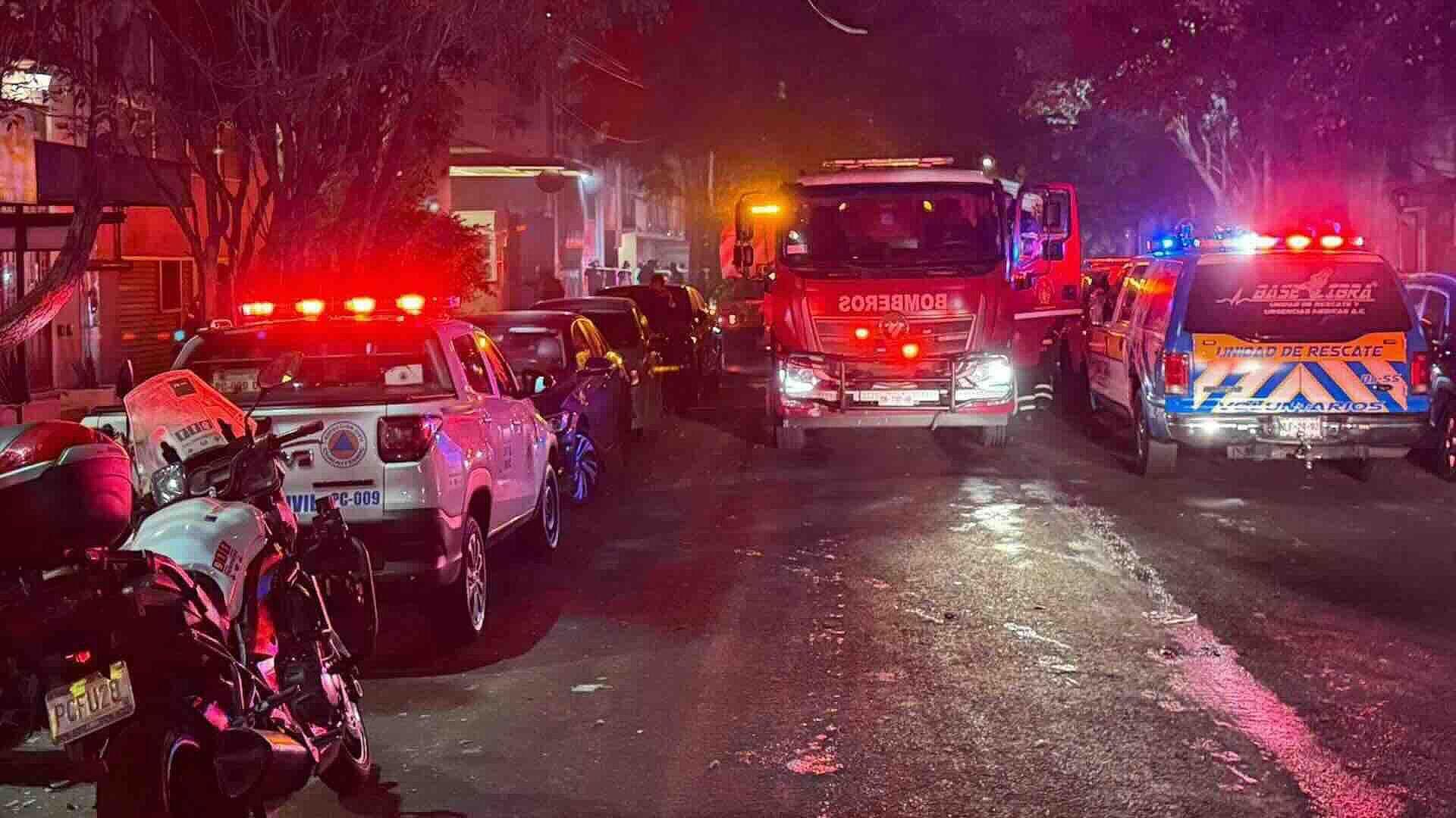 Incendio en Edificio de Departamentos en Calle Zamora, Colonia Condesa, CDMX
