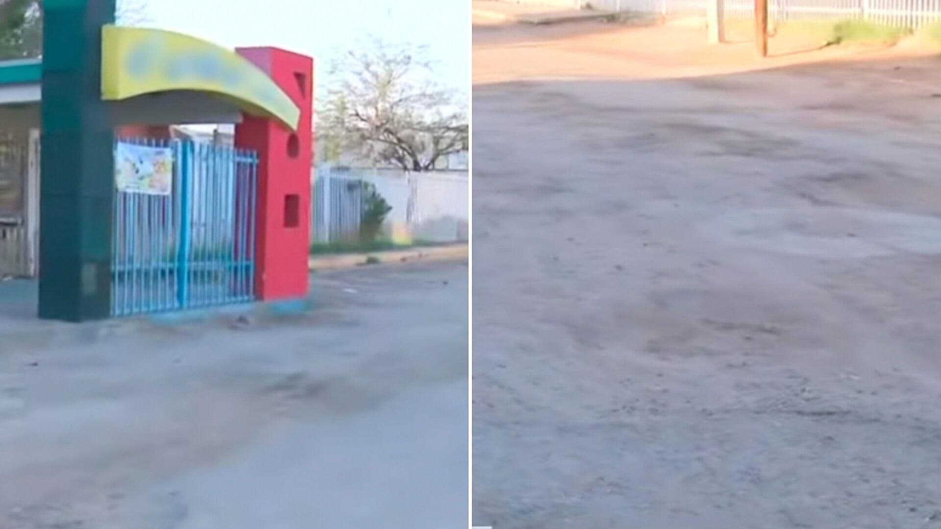 Exigen Pavimento en Zona Escolar de la Colonia Esperanza en Mexicali