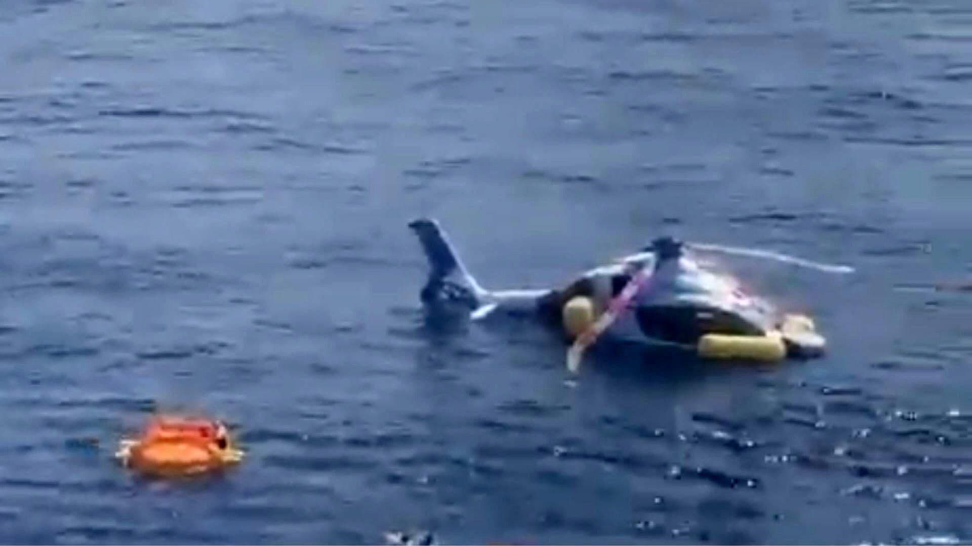 Rescatan a Pasajeros de Helicóptero que Amerizó en el Mar en Brasil