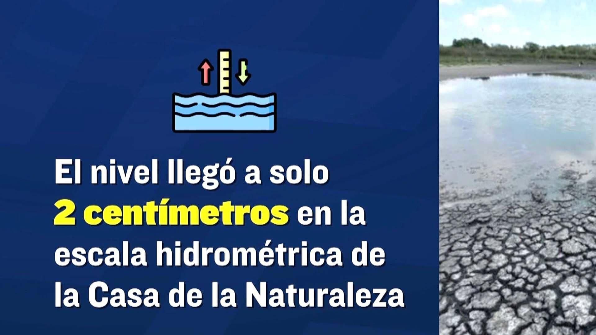 Registran Mínimo Histórico en Laguna del Chairel