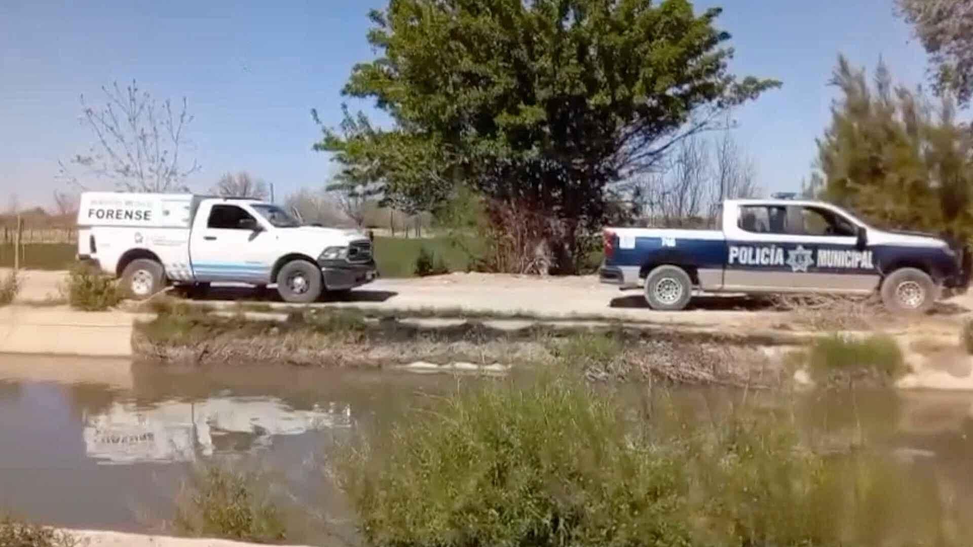 Rescatan un Cadáver Flotando en Canal de Irrigación en el Valle de Juárez