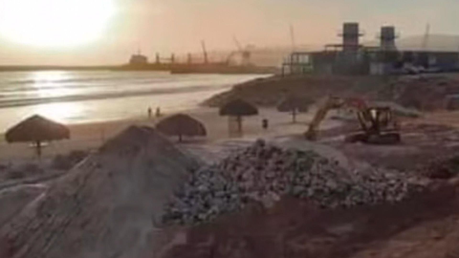 Dunas Resultan Dañadas Por Construcción de Parque en Playa Hermosa, Ensenada