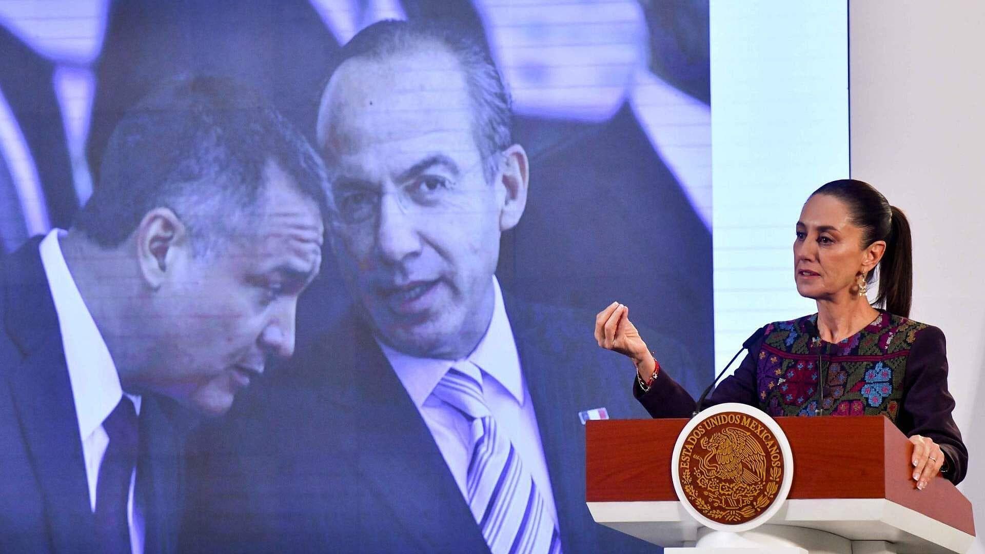 Sheinbaum Dijo que Felipe Calderón Debería Pedir Perdón por Caso García Luna