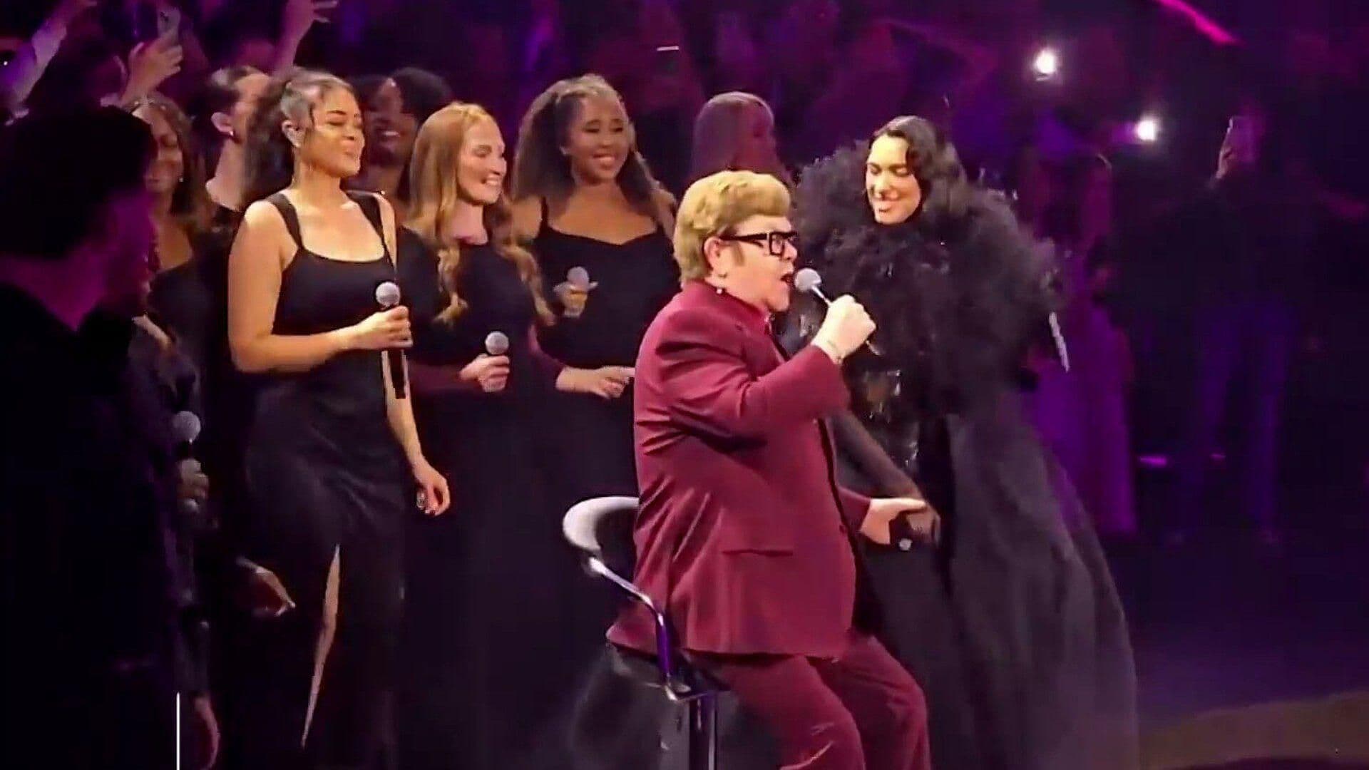 Aparece Elton John en Concierto de Dua Lipa en Londres
